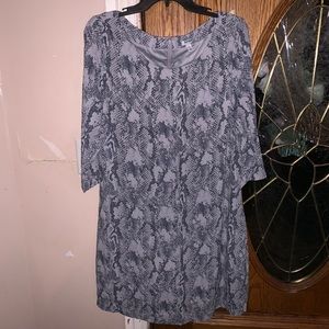 Faux Snake skin dress!